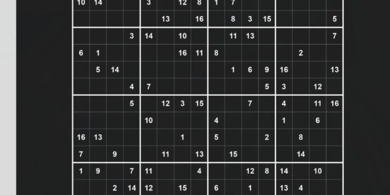 HEXADOKU : 100 grilles générées par mes soins, si vous souhaitez essayer