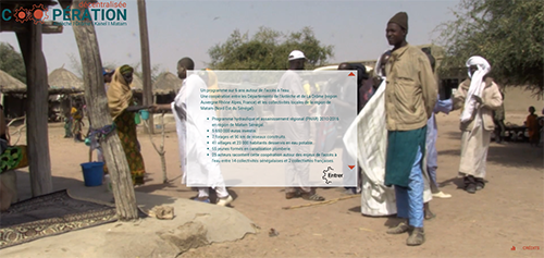 Capture du site Coopération Décentralisée Ardèche Drôme Kanel Matam