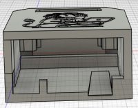 Modèle 3D du boîtier pour ESP8266, vue éclatée