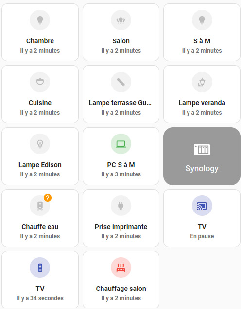 Home assistant boutons accessible depuis mon dashboard