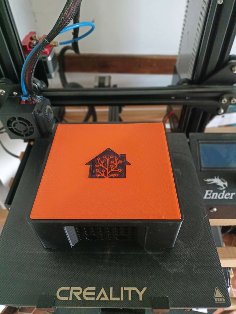 Ender 3 imprime boite pour une centrale domotique