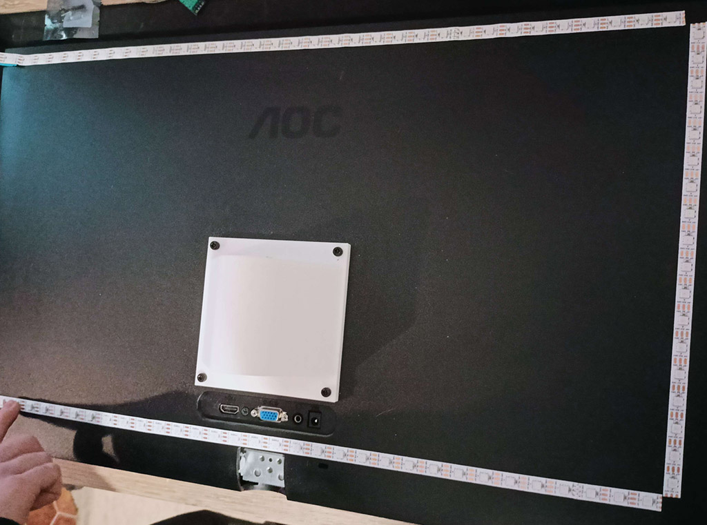 Led WS2812B Ambilight DIY