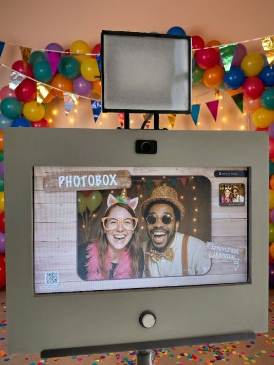 Aperçu de l’interface du photomaton